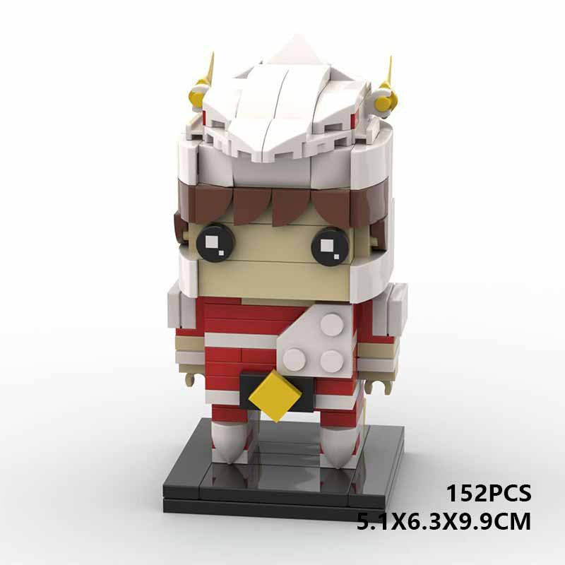 saint seiya pegasus brickheadz moc building set | moc-56750 - 2