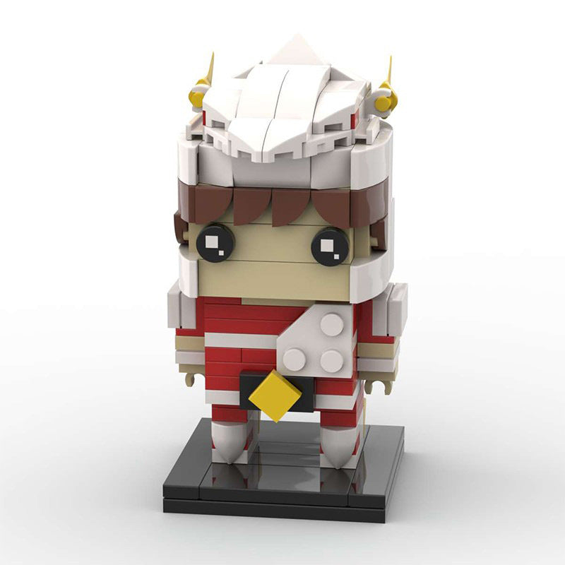 saint seiya pegasus brickheadz moc building set | moc-56750 - 3
