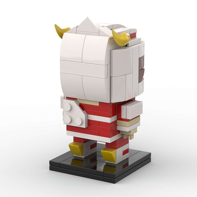 saint seiya pegasus brickheadz moc building set | moc-56750 - 4