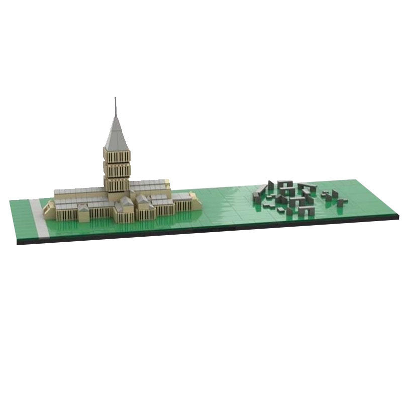 salisbury cathedral & stone henge architecture building set | moc-45767 - 3