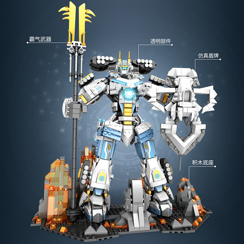 samurai mecha building block set - juhang 670 - 2