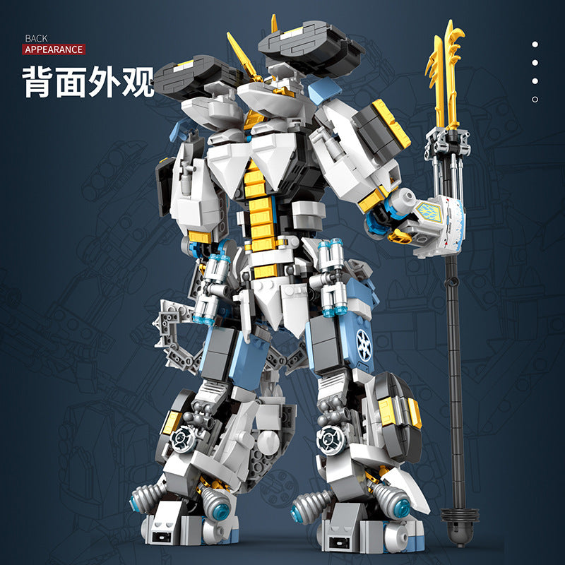 samurai mecha building block set - juhang 670 - 4