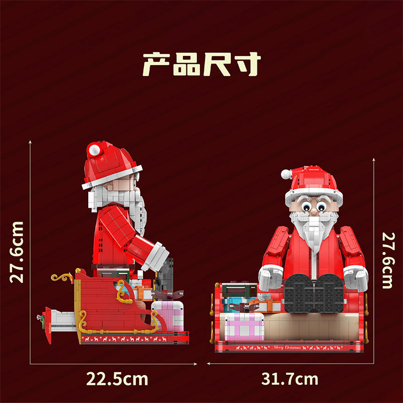 santa claus christmas building set - 2087 pcs | mouldking 10072 - 4