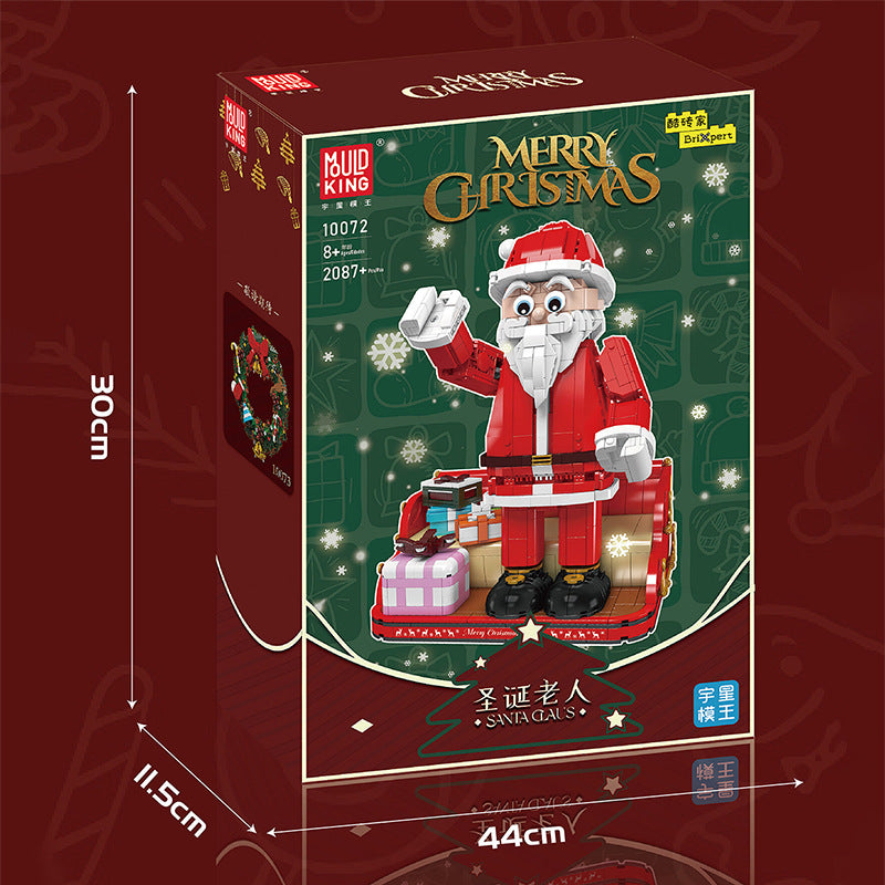 santa claus christmas building set - 2087 pcs | mouldking 10072 - 5