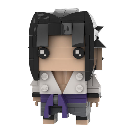 sasuke white snake brickheadz moc | lego-compatible naruto set - 1