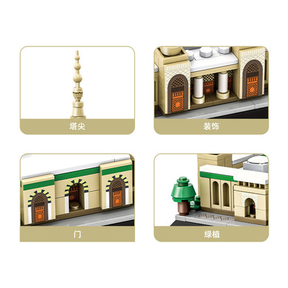 saudi arabia medina prophet's mosque building blocks - wange bricks - 2