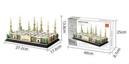 saudi arabia medina prophet's mosque building blocks - wange bricks - 6