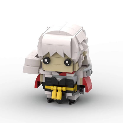 sesshomaru brickheadz moc building set | compatible with lego bricks - 4