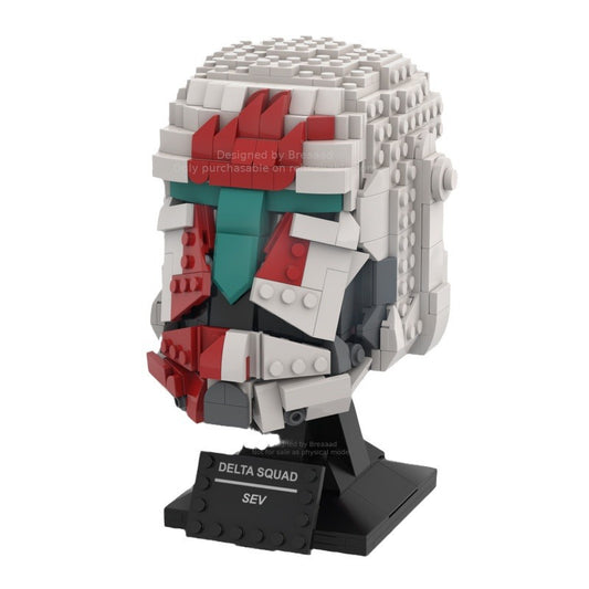 sev - delta squad helmet building set | moc-83630 - 4