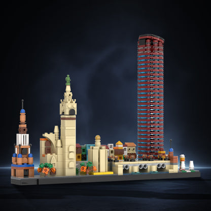 seville skyline building set | moc-192743 - 1