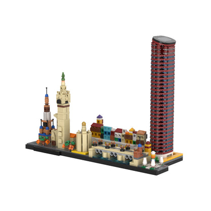 seville skyline building set | moc-192743 - 5