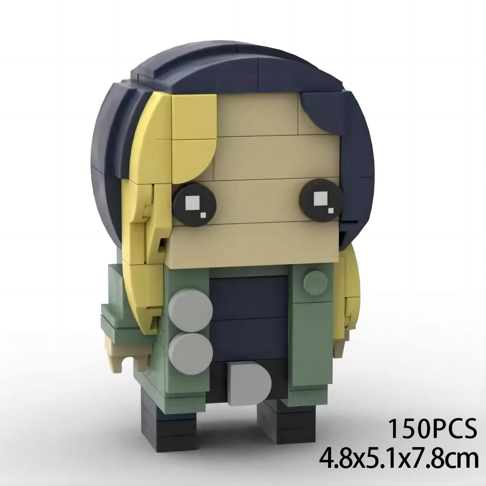 sharon carter brickheadz moc set | lego-compatible superhero toy - 1