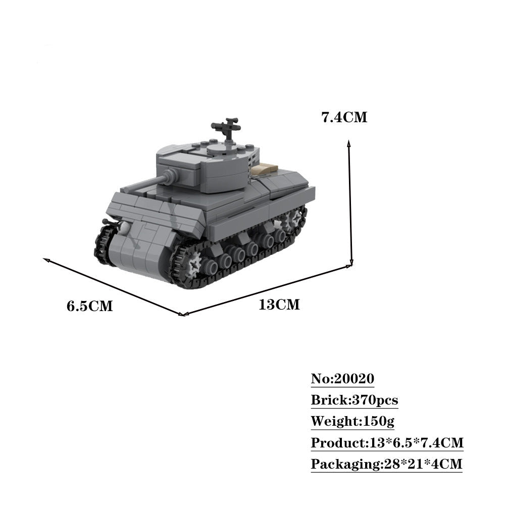 sherman m4a3 building set | moc-112754 - 5