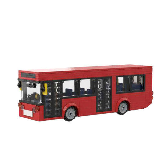 single decker bus building set | moc-162771 - 1