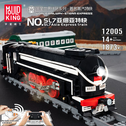 sl7 asia express train remote control - 1873 pcs | mouldking 12005 - 4