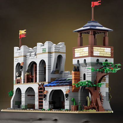 small lion knights' castle building set | moc-137562 - 1