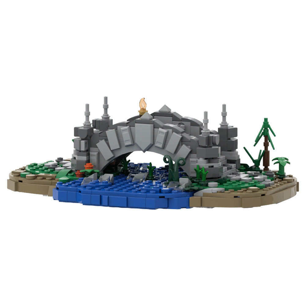 small medieval bridge building set | moc-219833 - 5