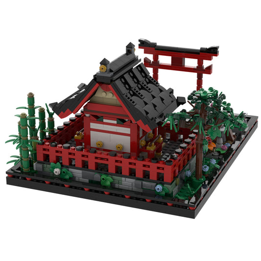 small shinto shrine building set | moc-186209 - 5