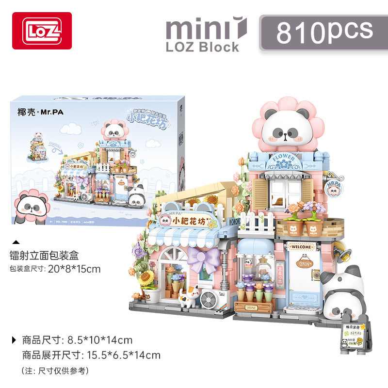 small taiyaki street building blocks set - loz - 7