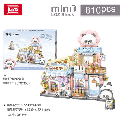 small taiyaki street building blocks set - loz - 7