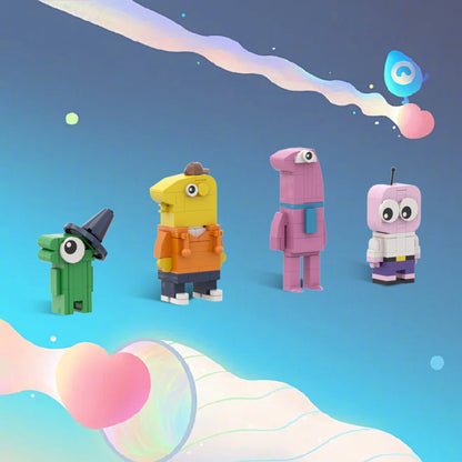 smiling friends building set | lego compatible - 1