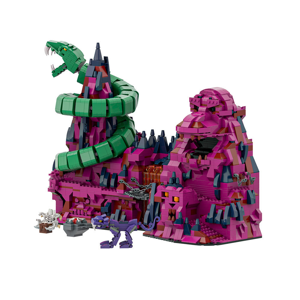 snake mountain building set | masters of the universe - 3