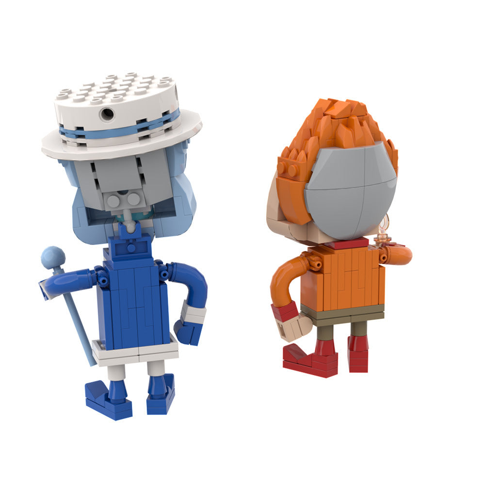 snow miser & heat miser brickheadz building set – lego compatible - 4