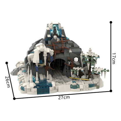 snow troll cave building set | lotr | moc-203593 - 3