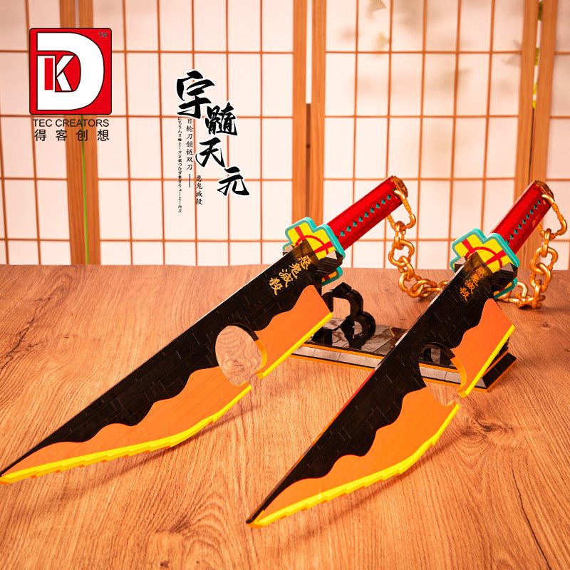 sound hashira tengen uzui's nichirin sword - kimetsu no yaiba | dk 1507 - 6