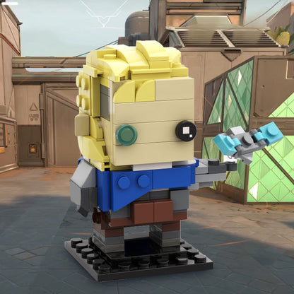 sova brickheadz building set | valorant | moc-131208 - 1