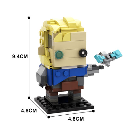 sova brickheadz building set | valorant | moc-131208 - 4
