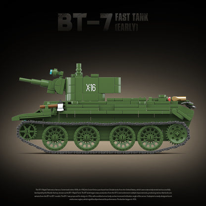 soviet bt-7 fast tank & t-70 light tank - quan guan 100290-91 - 2