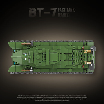 soviet bt-7 fast tank & t-70 light tank - quan guan 100290-91 - 4