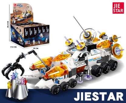 space exploration vehicle 6 in 1 - 607 pcs | jiestar 59014 - 5