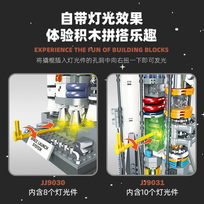 space launch system building set- 1055 pcs | jiestar 9030 - 2