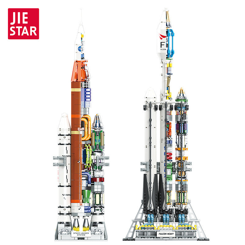 space launch system building set- 1055 pcs | jiestar 9030 - 4