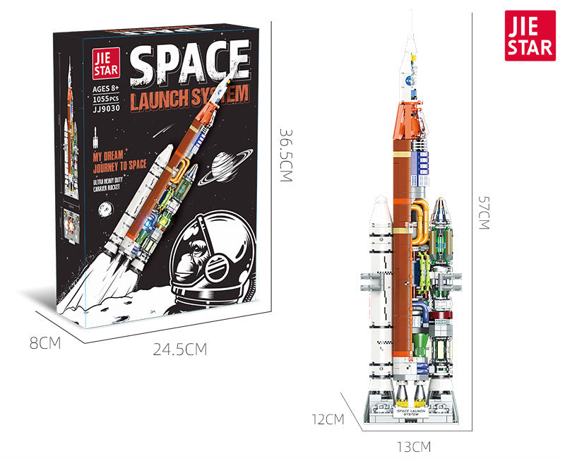 space launch system building set- 1055 pcs | jiestar 9030 - 5