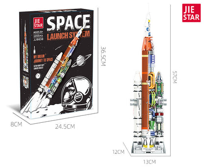 space launch system building set- 1055 pcs | jiestar 9030 - 5