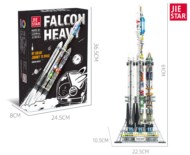 space launch system building set- 1055 pcs | jiestar 9030 - 6