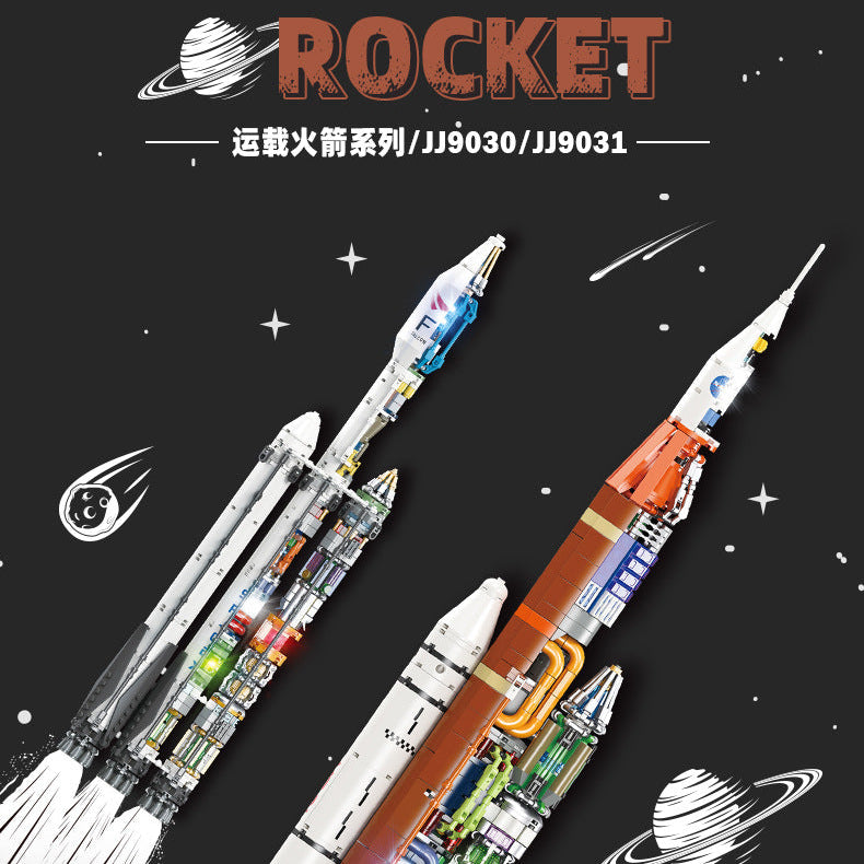 space launch system building set- 1055 pcs | jiestar 9030 - 7