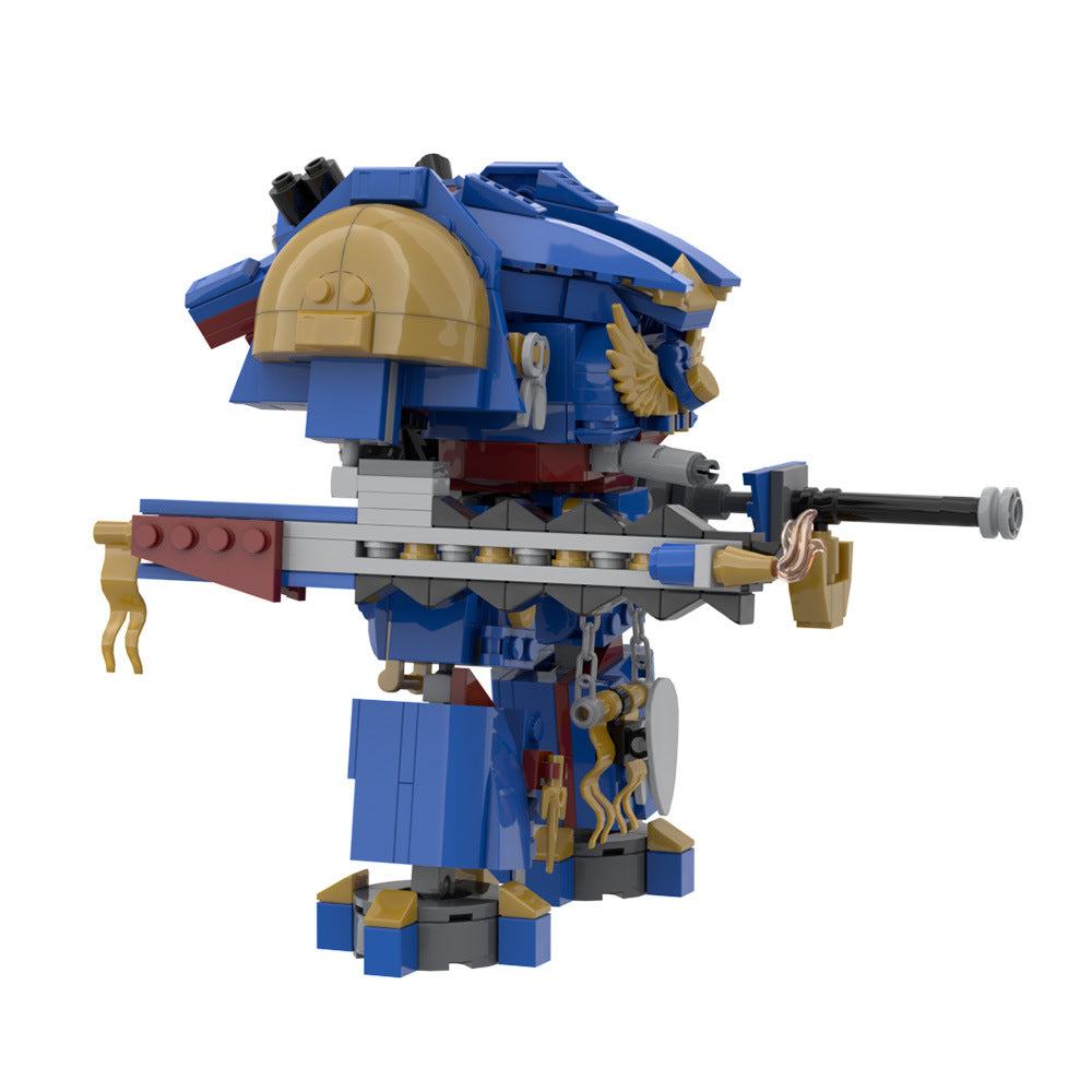 space marine building set | warhammer 40k | lego compatible - 3