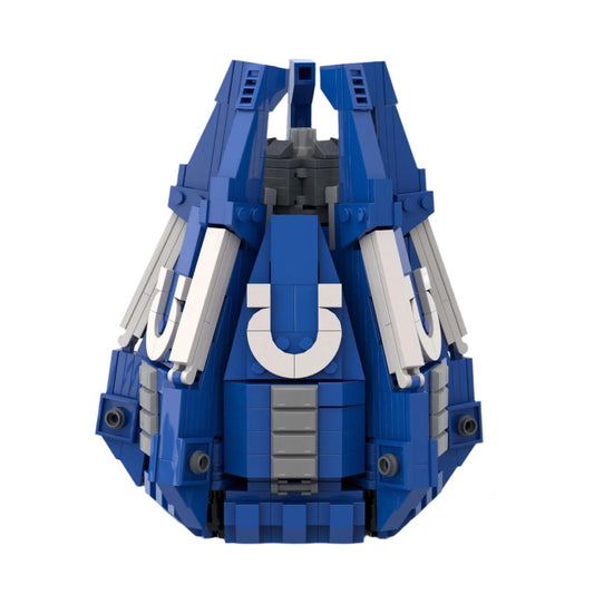 space marine drop pod building set | warhammer 40k | moc-160485 - 1