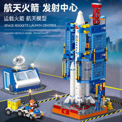 space rockets launch centers - 668 pcs | jiestar 59011 - 1