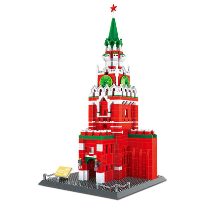 spasskayatower-moscow,russia - building blocks set - wange bricks - 4