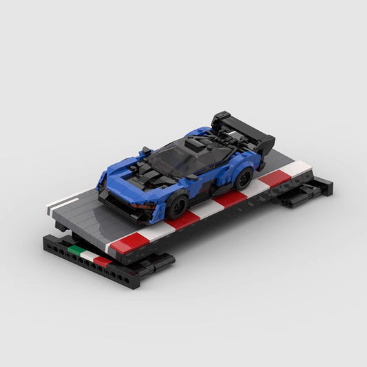 speed champions racing track building set | moc-111580 - 4