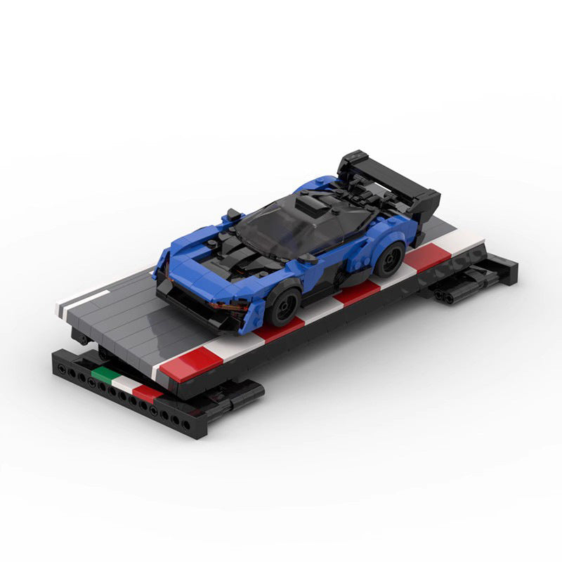 speed champions racing track building set | moc-111580 - 5