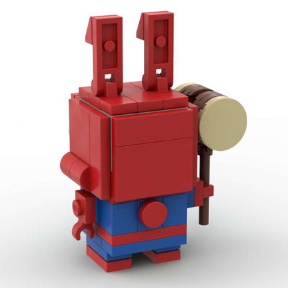 spider-ham brickheadz moc set | lego-compatible spider-verse toy - 3