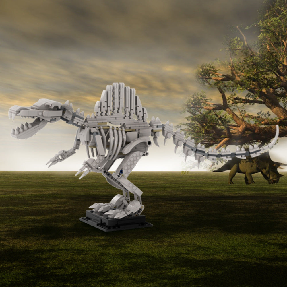 spinosaurus skeleton building set | moc-81227 - 1