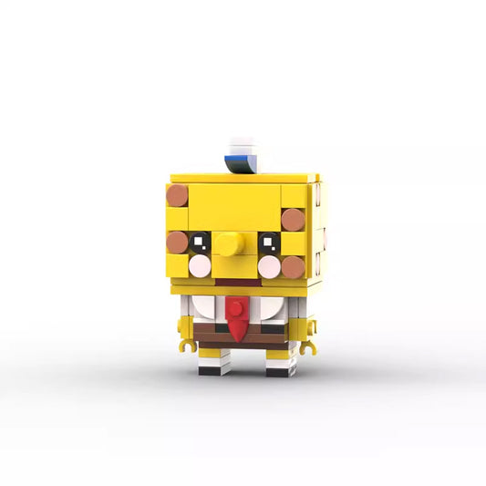 spongebob brickheadz building set | lego-compatible moc kit - 2