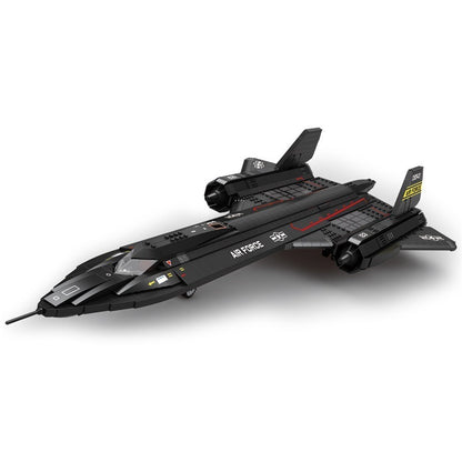 sr-71 blackbird air force building block set - reobrix 33041 - 5